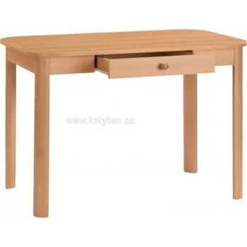 Jídelní stůl Pevný jídelní stůl Moris se zásuvkou Dub canyon