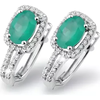 Náušnice Dámské náušnice bílé zlato 585/1000 přírodní diamant 1.72 ct GKW52512