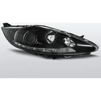 Přední světlomet Přední světla, FORD FIESTA MK7, 2008-2012, DAYLIGHT ČERNÁ (63.LPFO59)