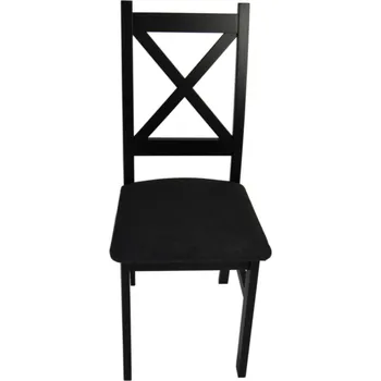 Jídelní židle Jídelní čalouněná židle BINGO barva černá/potah Moric 8