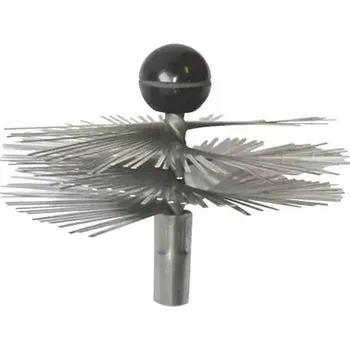 Kouřovod Kartáč komínový nerezový 200 mm