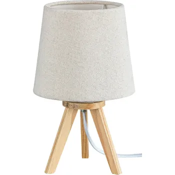 Lampička Rabalux stolní lampa Lychee E14 1x MAX 25W buk 2068