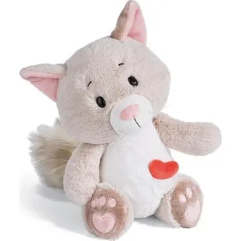 plyšák NICI plyš Love Kočička huňatá 25cm, sedící, GREEN