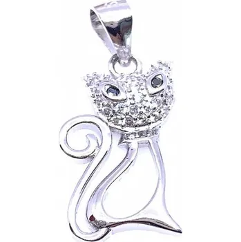 Přívěsek Šperky Jan Kos Jan Kos jewellery Stříbrný přívěsek kočka 12119983