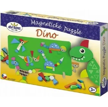 Detoa Magnetické puzzle dino 44 dílků