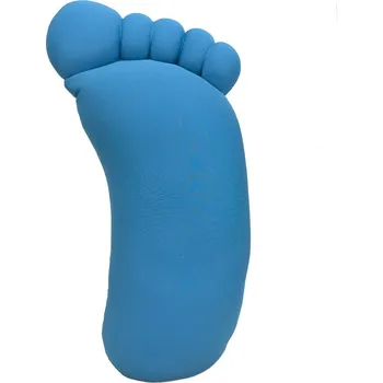 Polštář ODEL Antistresový polštář ve tvaru stopy - modrý