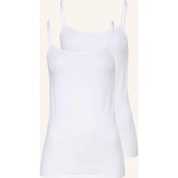 Schiesser Dámský Topy 95/5, 2 Kusy V Balení, bílá, 48