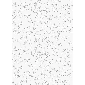 Barevný papír Kreativní papír ROMA embosovaný A4 220g - bílý