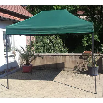 Zahradní stan Nůžkový stan DELUXE 3x2 (m) + 4 boky - 5 barev - Výprodej - Zelená