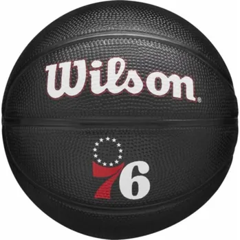 Basketbalový míč Wilson Team Tribute Philadelphia 76ers Mini míč WZ4017611XB Black 3
