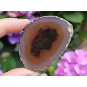 Přírodní kámen Achát plátek z Brazílie (25g)