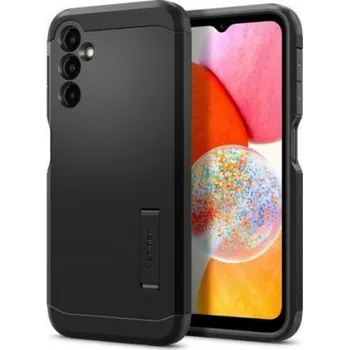 Pouzdro na mobilní telefon Pouzdro Spigen Spigen Tough Armour pro Samsung Galaxy A14 LTE Black