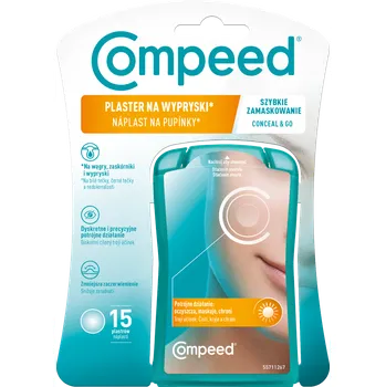 Náplast Compeed náplasti na pupínky, 15 ks/1 bal
