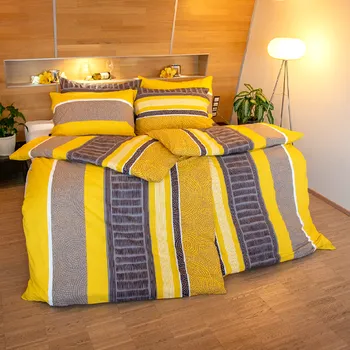 Povlečení Stanex Ložní povlečení bavlněné Karina (LS179) rozměr: 140 x 220 + 90 x 70, Zapínání: Knoflíkové