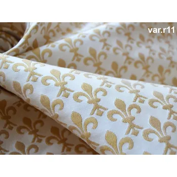 HEDVA ČESKÝ BROKÁT Luxusní brokát 160 51056 FLEUR DE LYS ecru | R11