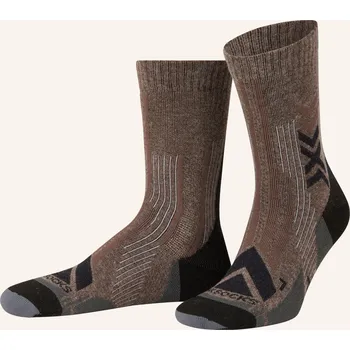 Dámské ponožky X-Socks Trekingové Ponožky Hike Perform Merino, m001 brown/black