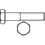 Šroub šestihranná hlava částečný závit m12x 40 pevnost 8.8 zinek bílý tělo 25 mm