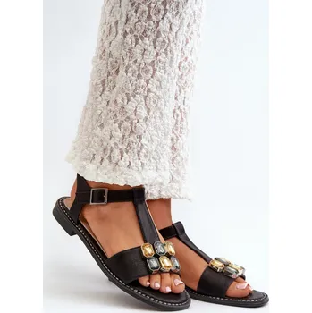 Dámské sandále Nazev produktu: Elegantní dámské sandály S. Barski s koženou stélkou Step in style, 36 i240_198408_2:36