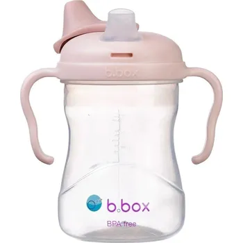 b.box Hrneček s pítkem 4+ světle růžový
