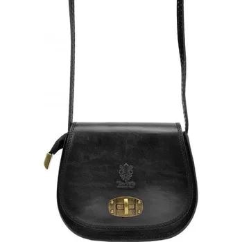 Kožená kabelka Gregorio 117 - černá