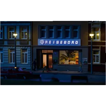 Modelová železnice H0 - LED osvětlení -cestovní kancelář-