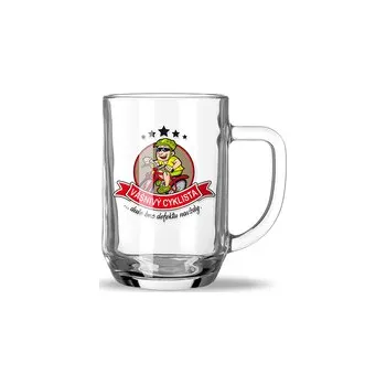 Sklenice Nekupto Dárkový půllitr Vášnivý cyklista Hobby