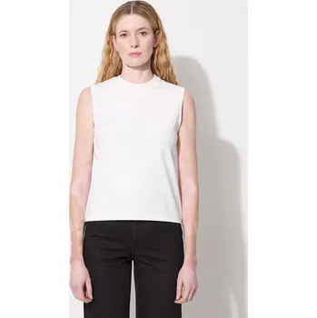 Top JW Anderson Anchor Embroidery Tank Top, XS, bílá, 00X