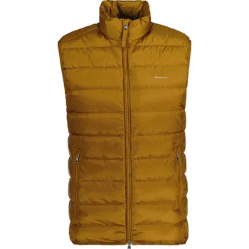 Pánská vesta VESTA GANT LIGHT DOWN GILET WARM BROWN