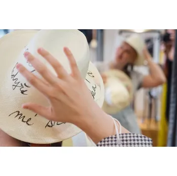 Klobouk Letní klobouk Fedora Gardenia Tonak - M (57 cm)