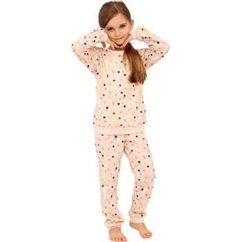 Dívčí pyžamo Dětské pyžamo CORNETTE 032/181 MAYA béžová 98/104 0