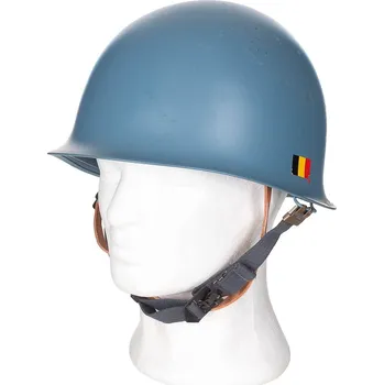 Armáda Belgická Helma M51 belgická AIR FORCE s PVC vnitřkem MODRÁ použitá