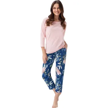 Dámské pyžamo Dámské pyžamo LUNA 397 světle růžová 3XL 0