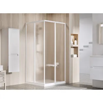 Ravak Sprchový kout Supernova SRV2+SRV2 SRV2+SRV2 80x80 195, bílá+grape 14V401O2ZGS + voucher# Dodatečná sleva 5% kód: KOUPELNA