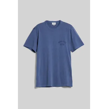 Pánské tričko TRIČKO WOOLRICH GARMENT DYED LOGO T-SHIRT MARITIME BLUE