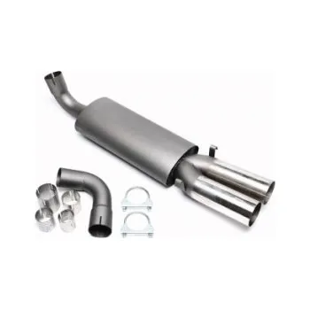 Tlumič výfuku Sportovní tlumič výfuku 2x76mm Audi Coupe (89) - 1.8+2.0+2.3l -