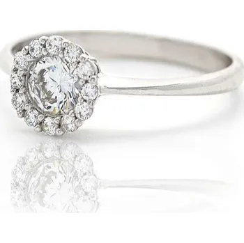 Prsten Diante Zlatý prsten s bílým kamenem 59628685