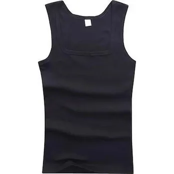 Klasická pánské tílko z bavlny Barva: Černá, Velikost: L