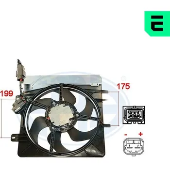 Chladič motoru Větrák, chlazení motoru ERA 352055