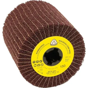 Brusný kotouč Brusný lamelový váleček s plstí ncw600 k150 100x100x19mm klingspor 258907