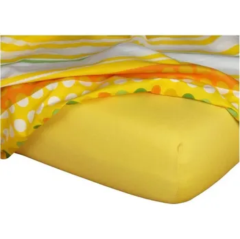 Prostěradlo Prostěradlo Jersey prostěradlo tmavě žlutá 200x200