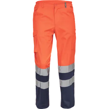 pracovní kraťasy Cerva BURGOS HV Pracovní kalhoty do pasu oranžové / navy 54 0352001091054