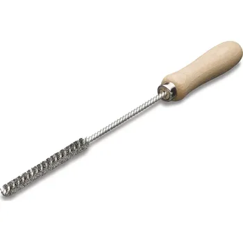 Drátěný kartáč Lessmann 560515 | Kartáč na otvory s dřevěnou rukojetí 15x300 / nerez