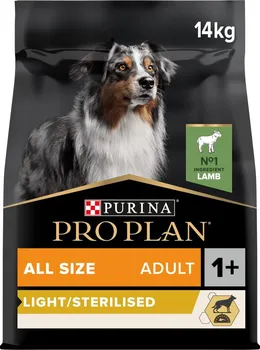 Krmivo pro psa Purina Pro Plan Adult All Sizes Light/Sterilised Lamb