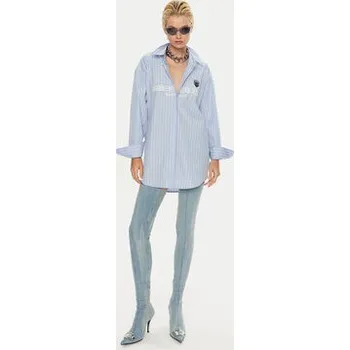 Pánská košile Miss Sixty Košile 6L3XJ5100000 Modrá Regular Fit XL