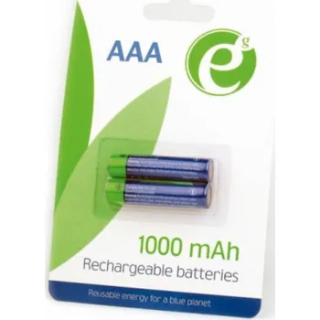 Autobaterie GEMBIRD NiMH nabíjecí baterie AAA 1000mAh 2ks EG-BA-AAA10-01