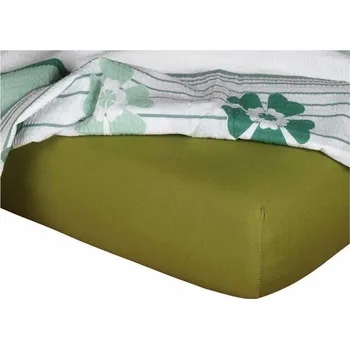 Prostěradlo Prostěradlo Jersey prostěradlo olivová 120x60