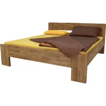 Postel Dřevěná postel Marco 50 plus 200x90 Dub Doprava ZDARMA.