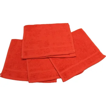 Dětský ručník pro mateřské školy 30x50 cm - Červený