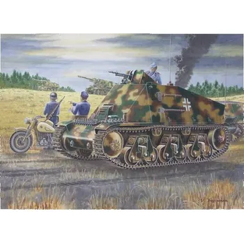 Plastikový model German 38(H) the artillery observation vehicle - Trumpeter 00355