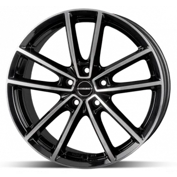 Alu kolo Borbet W Black 8x20 5x108 ET72,5